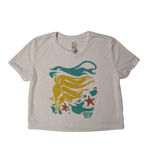 PACIFIC PARADISE CROP TEE