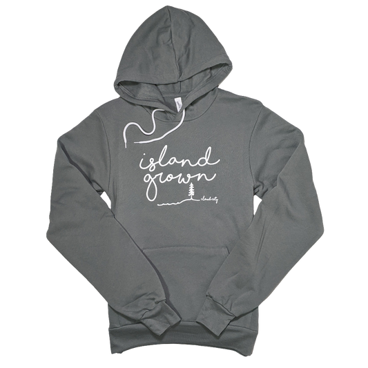 ISLAND GROWN SCRIPT HOODIE