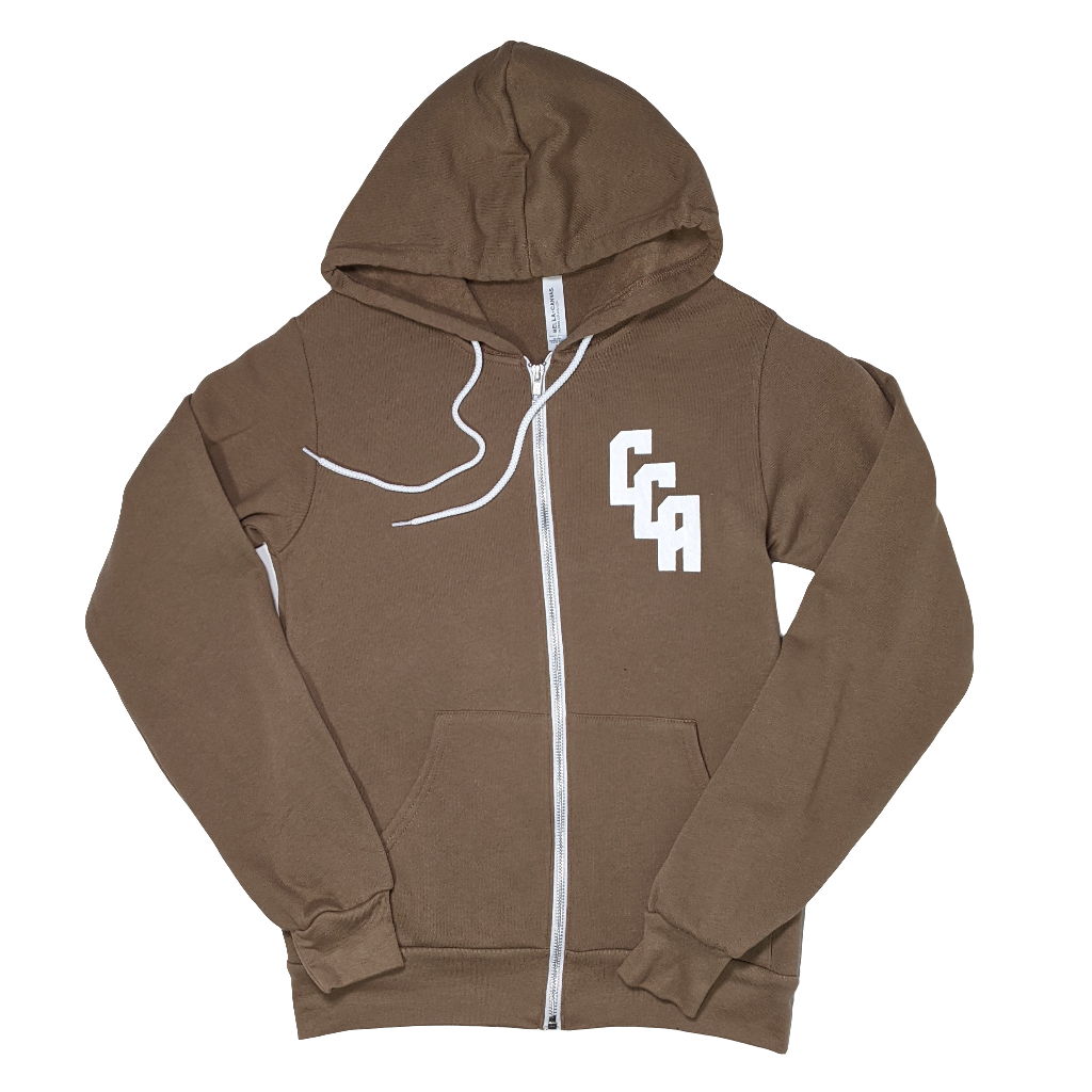 LETTERMAN ZIP HOODIE