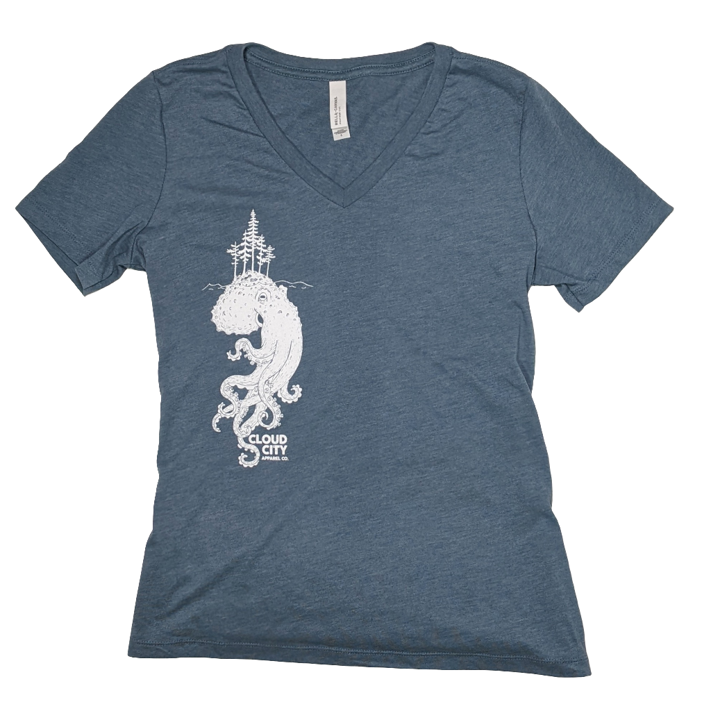OCTOPUS V NECK TEE