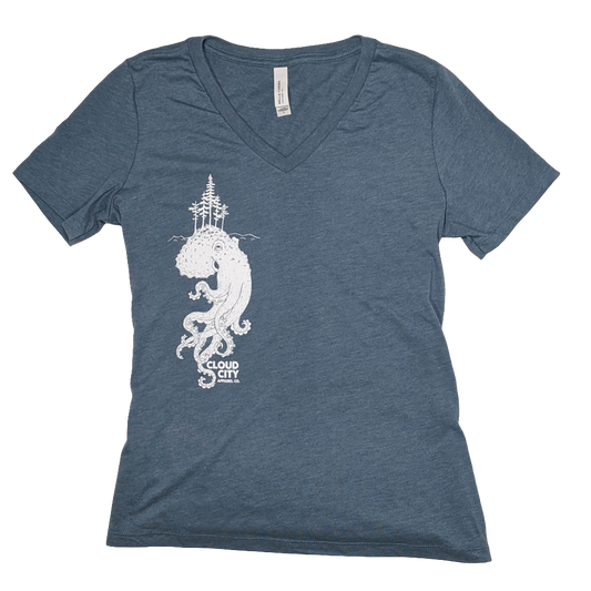 OCTOPUS V NECK TEE